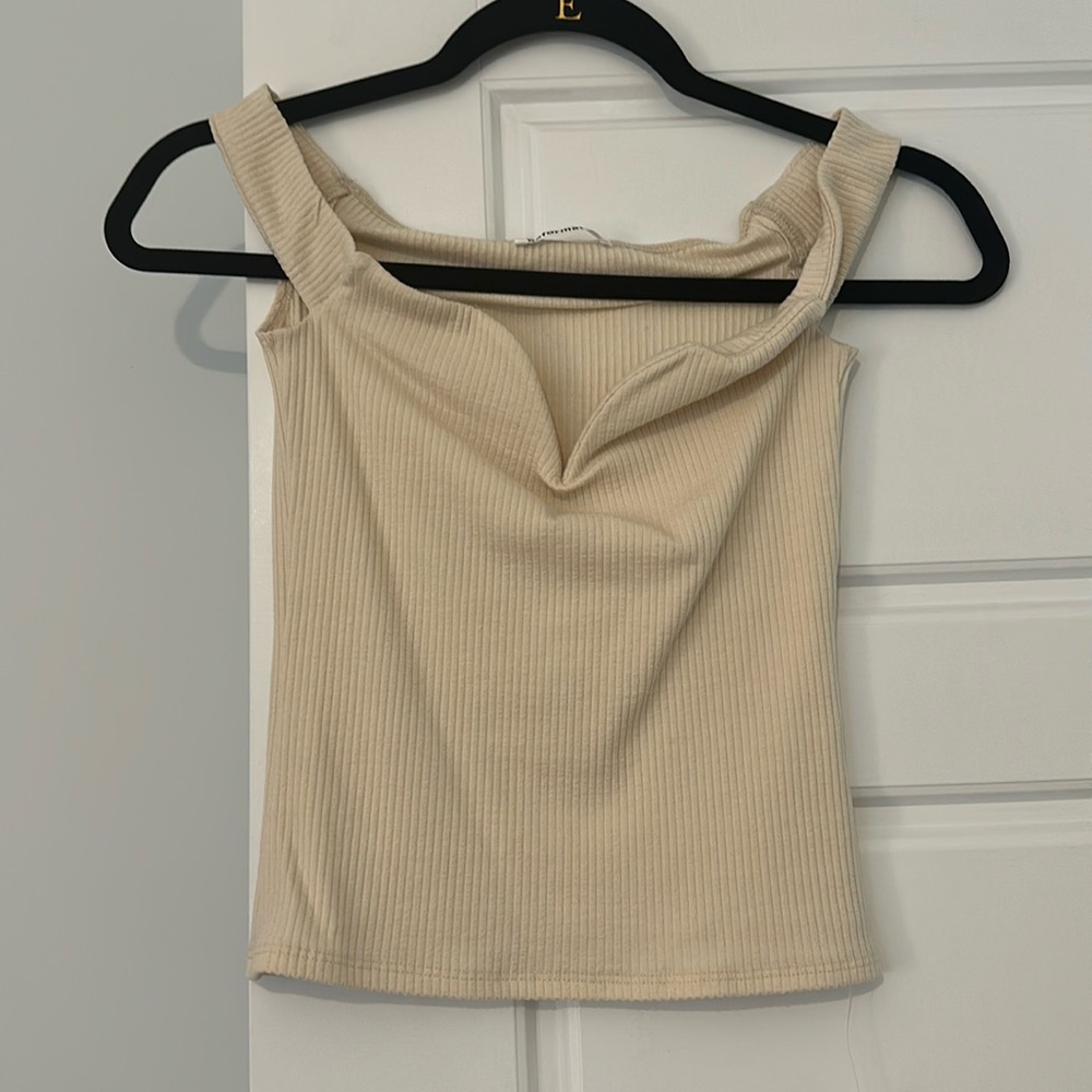 Reformation sweetheart off shoulder top